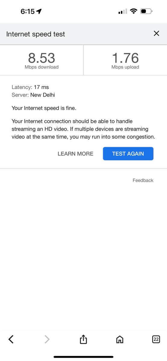 harshunique57's tweet photo. @airtelindia @Airtel_Presence @airtelnews Not receiving proper speed, pls resolve the issue asap https://t.co/yxHfsw0isi