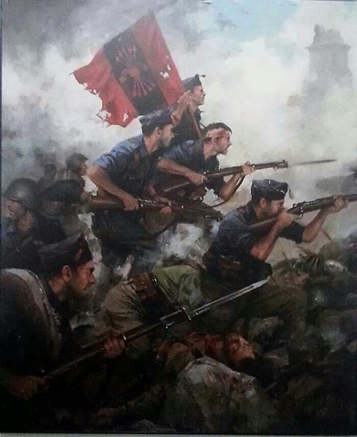 18 de julio, Alzamiento Nacional. 
Volverá a reír la primavera 
Arriba España