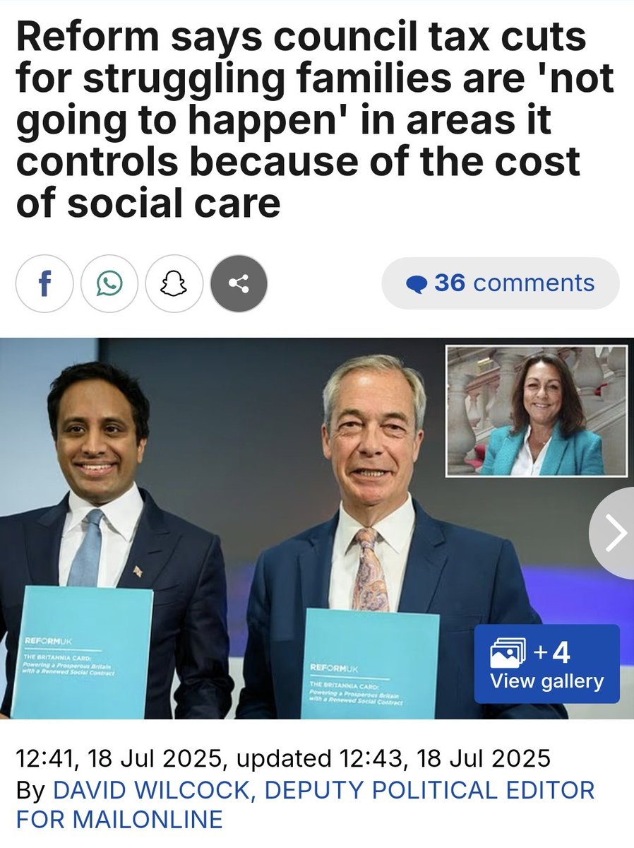 Chirpy Chet (@chirpychet) on Twitter photo Net Zero Truth strikes again. π€·ββοΈ
"Reform will not cut council tax in any of the areas where it controls the local authority. despite pledging to find major cost savings, he head of its 'Doge' cost-cutting unit has
admitted." Net Zero Truth strikes again. π€·ββοΈ
"Reform will not cut council tax in any of the areas where it controls the local authority. despite pledging to find major cost savings, he head of its 'Doge' cost-cutting unit has
admitted."