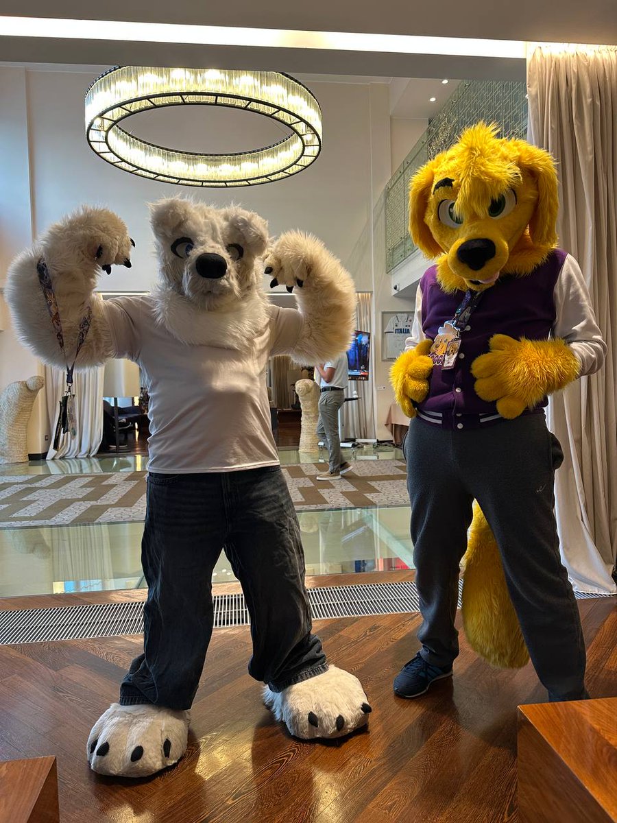 Rei Short (@shortrei) on Twitter photo Buon #FursuitsFriday #flexfriday con <a href="/DoggettMcDog/">๐ฎ๐น Doggett Douglas McDog</a>
๐ท <a href="/joeychubbyfox/">Joey ๐ฆ๐ฑ๐ฎ๐น</a> Buon #FursuitsFriday #flexfriday con <a href="/DoggettMcDog/">๐ฎ๐น Doggett Douglas McDog</a>
๐ท <a href="/joeychubbyfox/">Joey ๐ฆ๐ฑ๐ฎ๐น</a>