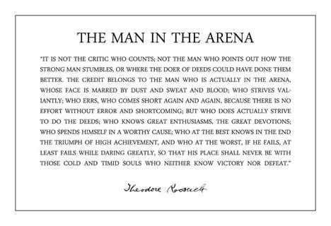 To all those who dare and try out what most are afraid to do, you are brave. While the weak bystanders laugh and ridicule you, you are the man in the arena. Godspeed and Keep your head up! You are already in another realm. 

youtu.be/A311CnTjfos?si…