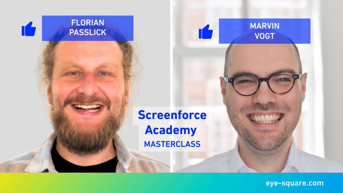eyesquare's tweet image. In the @ScreenforceDE Academy 2025 #masterclass, you can prepare for the future and enhance your #media skills. Learn at your own pace and from any location. Explore our module on #advertising effectiveness, #marketresearch, and #tools!
screenforce.de/academy/academ…