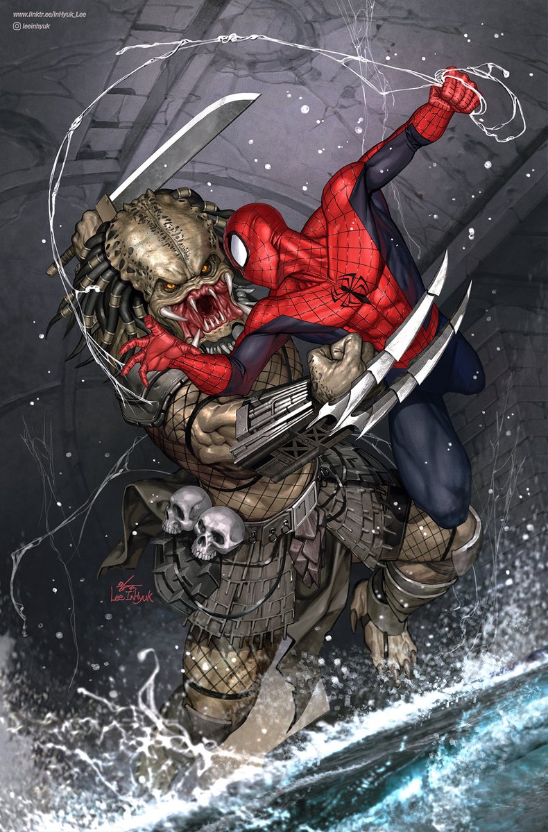 inhyuklee's tweet image. Predator Kills the Marvel Universe #1 by me.
1:25 InHyuk Lee Variant
• Release Date: Aug 13, 2025