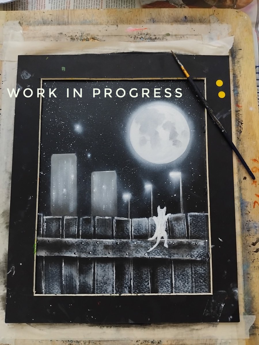 #workinprogress next painting #art #artist #illustrator