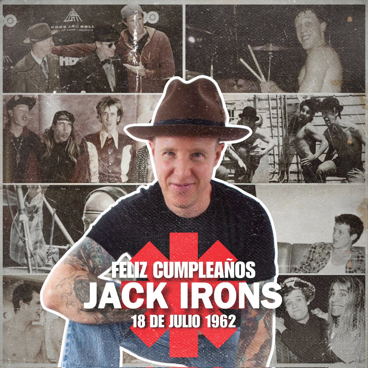 ChiliPeppersArg's tweet image. 🎂🎉 Feliz cumpleaños Jack !! 🎉🎉
✳️ Este 18 de julio es el cumpleaños 63 de Jack Irons, quién fue el primer baterista de Red Hot Chili Peppers.
🌶️ Formó parte de la banda desde su creación en diciembre de 1982 a noviembre de 1983 y luego de agosto de 1986 a julio de 1988.…
