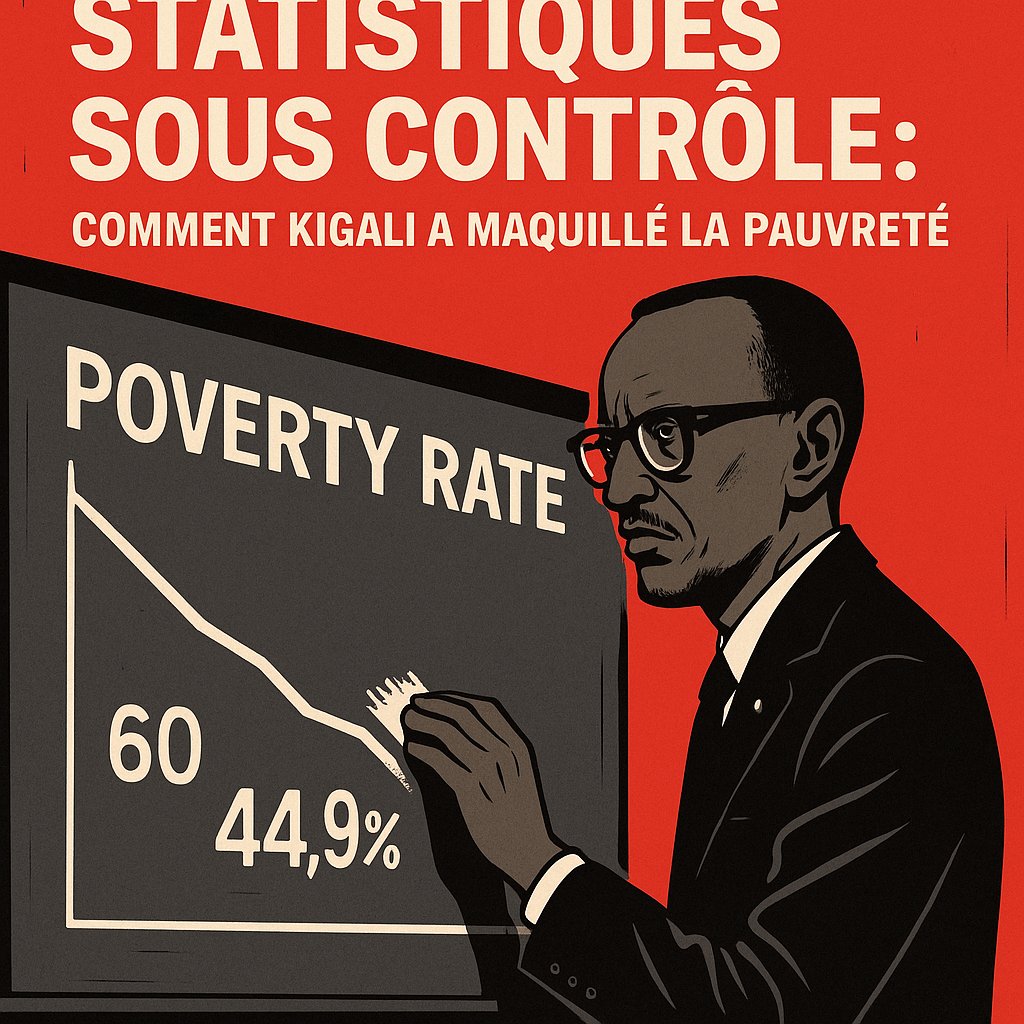🟥 Statistiques sous contrôle : comment #Kigali a maquillé la pauvreté au #Rwanda avec l’aide de la Banque Mondiale!

Derrière les récits du « miracle rwandais », une série d’enquêtes et de témoignages internes révèle une réalité beaucoup plus sombre : une manipulation