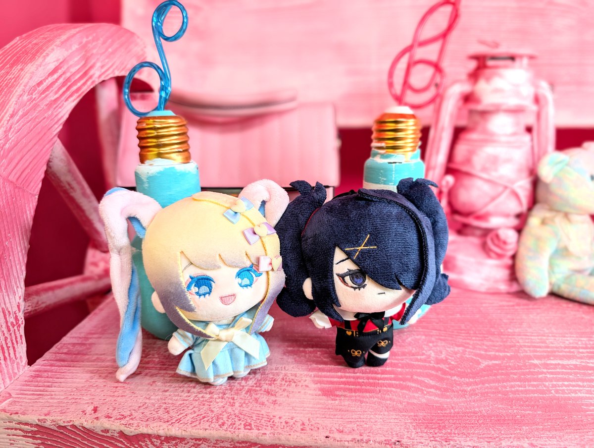 🩵みにみにぬいぐるみのご紹介🖤 小さめのぬいぐるみがほしいよ