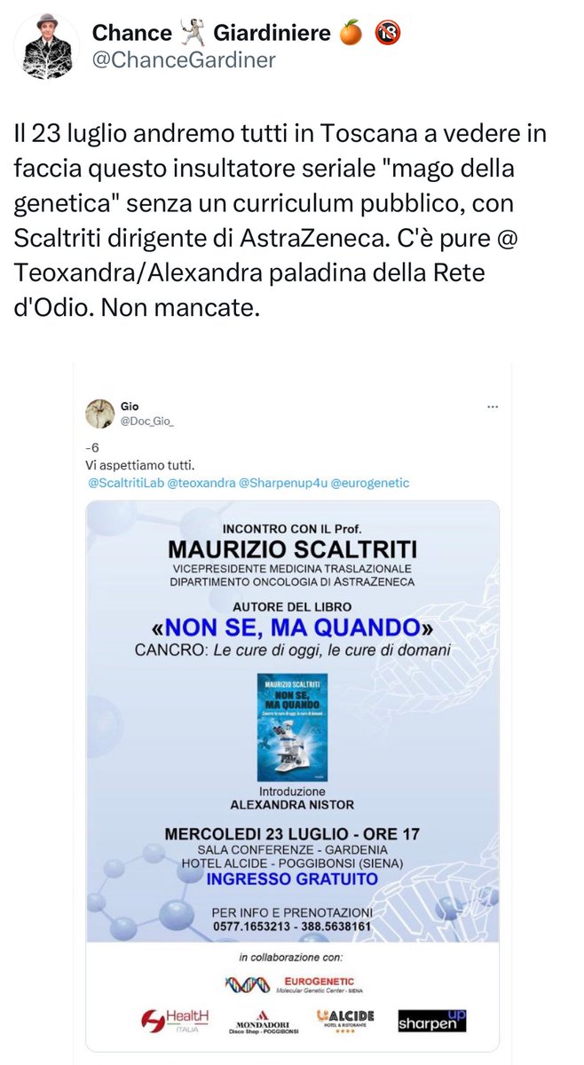 Sarebbe fantastico. La TV locale sarà presente e immaginatevi il servizio se si alzano 3 o 4 disagiati a far casino. Sto già calcolando il numero di libri venduti dopo il 23 di luglio. 
Ma ovviamente non verrà nessuno, anche perché bisogna sapere leggere per criticare un libro.