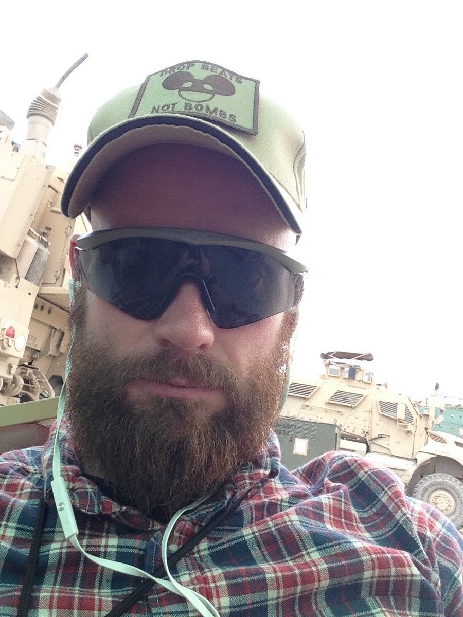 A decade ago today, New Kabul Compound. Six days until the end of my tour. #dropbeatsnotbombs