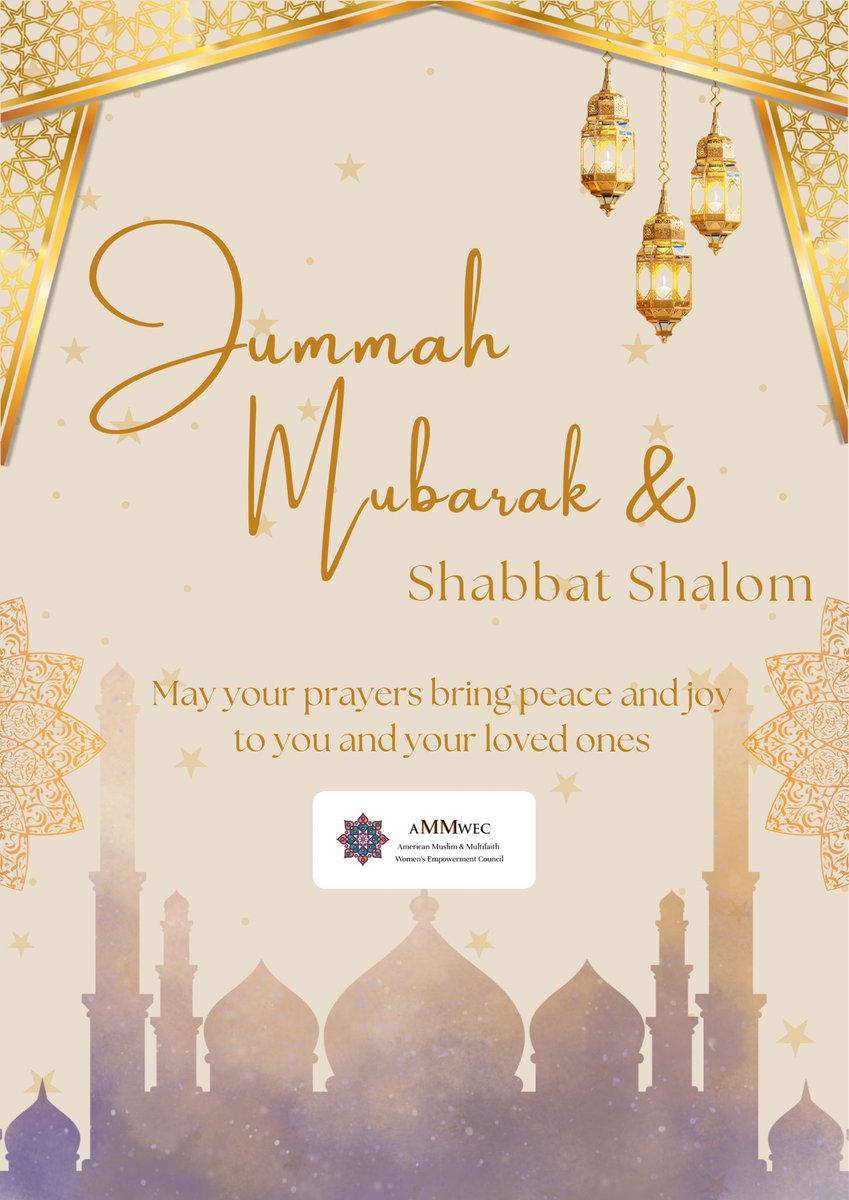 ammwecofficial's tweet image. Jummah Mubarak & Shabbat Shalom! #shabatshalom #ammwec #anilaali