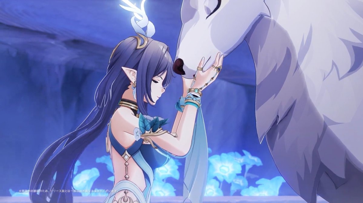 genshin_game8's tweet image. 予告番組の最後に、「霜月の子」の新キャラ『ラウマ』(CV:桑島法子)が登場しています!👀
おそらくナド・クライが実装されるVer.6.0以降に、プレイアブルキャラとして登場するかもです...!
#原神 #Genshin