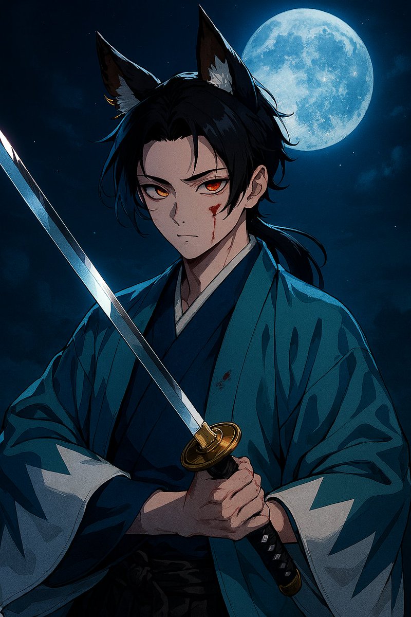 V_OOKAMI's tweet image. #おやすみVtuber #新人VTuber準備中
お疲れさまです🌕
今日は侍道っていうゲームしてました
服装は新選組風ですが(笑)
明日もゆっくりと過ごします☺
おやすみなさいませ🐺