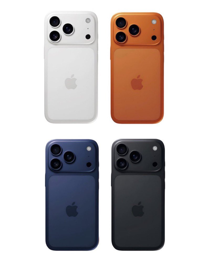 iPhone 17 Pro color options leaked.