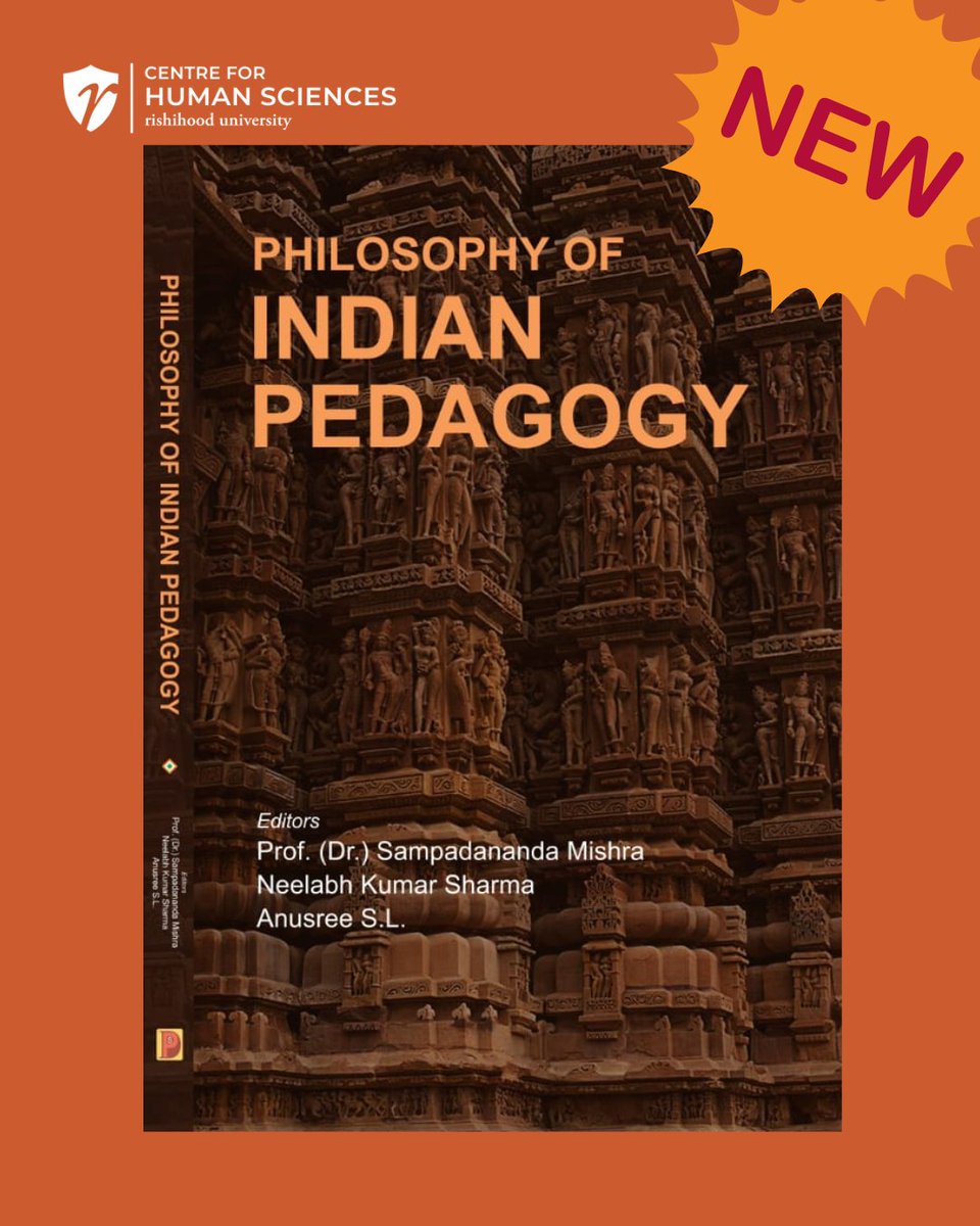 New Book Announcement!
𝐓𝐡𝐞 𝐏𝐡𝐢𝐥𝐨𝐬𝐨𝐩𝐡𝐲 𝐨𝐟 𝐈𝐧𝐝𝐢𝐚𝐧 𝐏𝐞𝐝𝐚𝐠𝐨𝐠𝐲
Scholarly insights from the Two-Day Round Table Conference on the Philosophy of Indian Pedagogy, which explored the deep philosophical underpinnings of Indian pedagogy.⁣⁣⁣ 
<a href="/RishihoodUni/">Rishihood University</a>