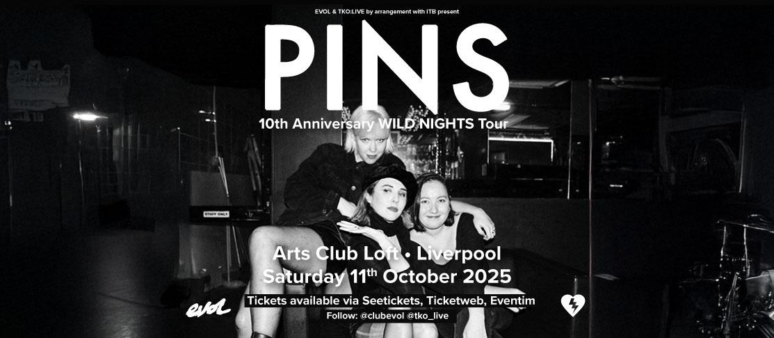 ClubEVOL's tweet image. 10 yrs on... what was said at the time 👇
"a second album with plenty of bite" 𝐂𝐋𝐀𝐒𝐇
"appealing mix of spikiness & swoon" 𝐆𝐔𝐀𝐑𝐃𝐈𝐀𝐍
"taut, moody & atmospheric" 𝐃𝐈𝐘
@WeArePins bring Wild Nights to @artsclublpool, Sat, October 11th!
TIX: seetickets.com/event/pins/art…