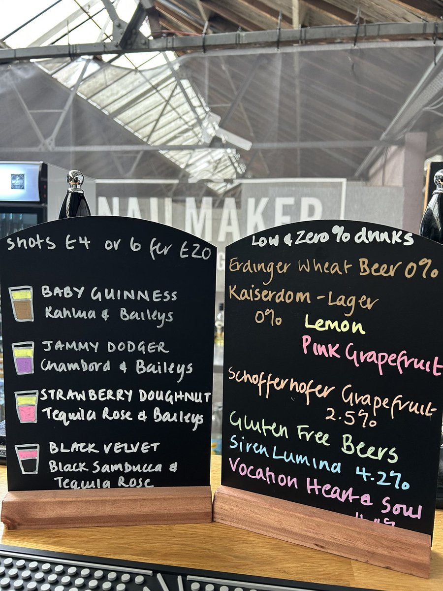 Nailmaker Brewing Co (@nailmakerbrewco) on Twitter photo It's the weeked. Call in for a chilled post work beer ๐
Check out the great entertainment & food vendors we have lined up ๐ต
There's a great range of drink options available including several low & no alcohol, premium lager & fab spirits from @watertonsreserve & <a href="/doctorhudus/">Doctor Hudu's Rum</a> It's the weeked. Call in for a chilled post work beer ๐
Check out the great entertainment & food vendors we have lined up ๐ต
There's a great range of drink options available including several low & no alcohol, premium lager & fab spirits from @watertonsreserve & <a href="/doctorhudus/">Doctor Hudu's Rum</a>