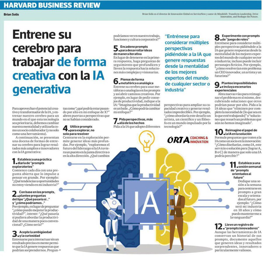 ELIGES_Aragon's tweet image. Como debemos entrenar el cerebro para trabajar de forma creativa con la IA, aquí unas herramientas para poder sacar el máximo rendimiento
@kinina2006
@virginiog