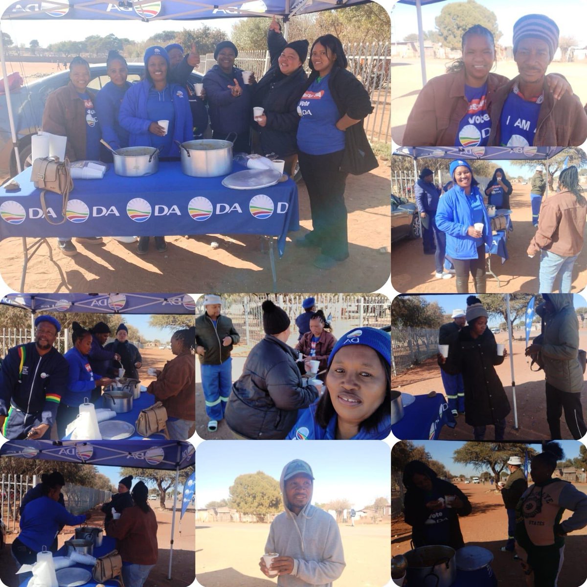 DA_NCape's tweet photo. 🍲 This #MandelaDay, the DA served warm meals in Ward 7 in #Gamagara. We are sharing the love. 💙

#67minutes #TheDAcares https://t.co/syZuo8xl4F