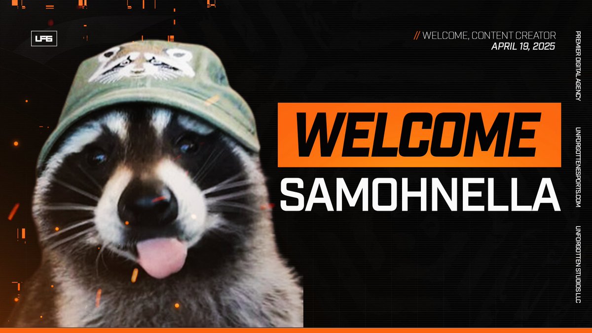 UFGllc's tweet image. Please Welcome @SamOhNella as our latest Streamer/Content Creator!!!!