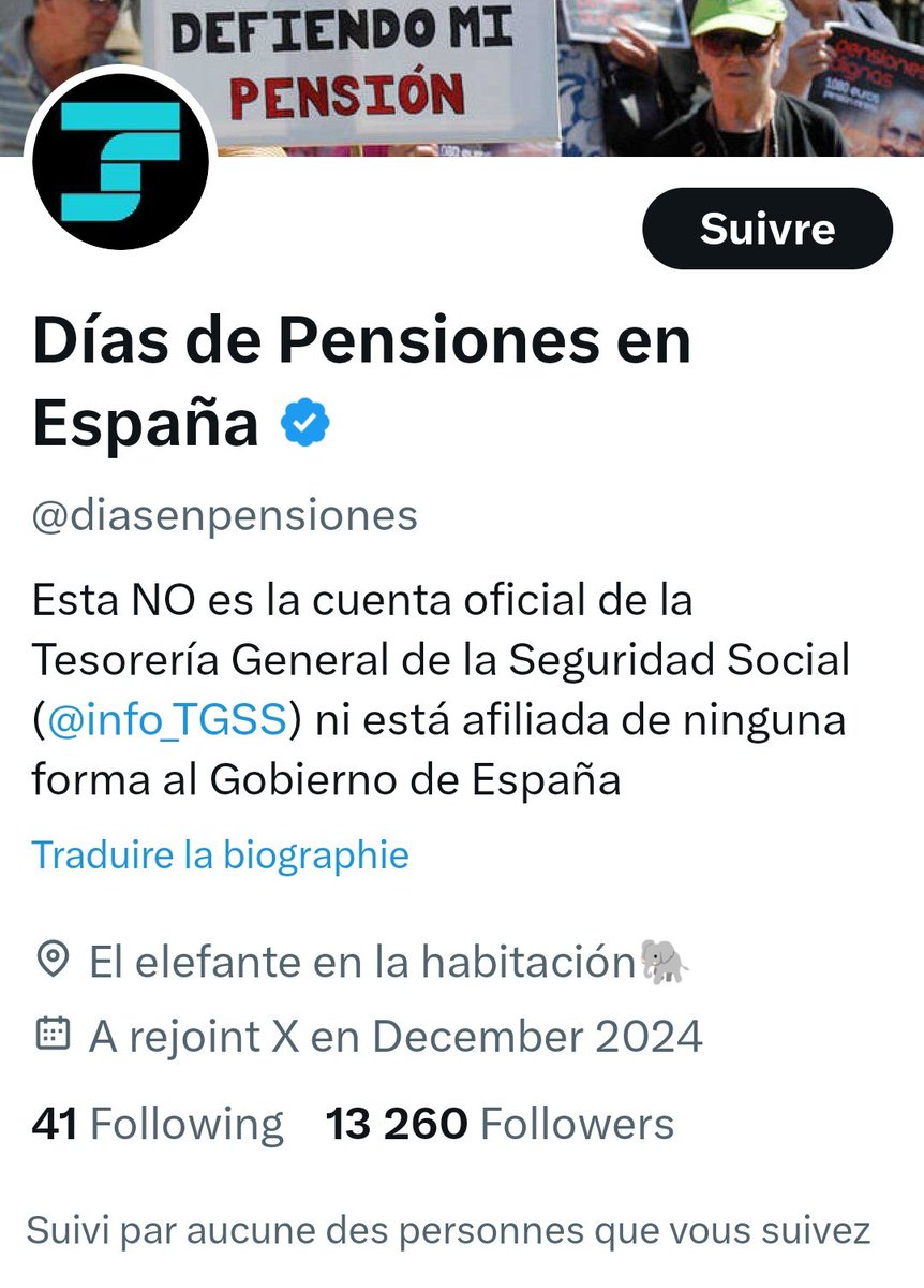 JoursDeRetraite's tweet image. Nous découvrons que nous avons un cousin espagnol : @diasenpensiones
Hola amigo, ¿sabíais que el gasto en pensiones de España pagaría 6 meses de pensiones en Francia?