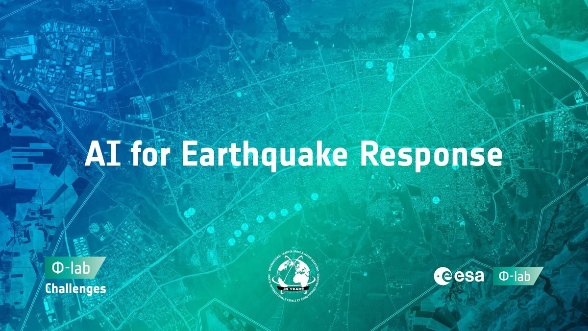 DisastersChart's tweet image. The AI for Earthquake Response challenge is now open: bit.ly/4lEuLZ4
The challenge is open until 29 September, so please join us in developing innovative methods for disaster response.