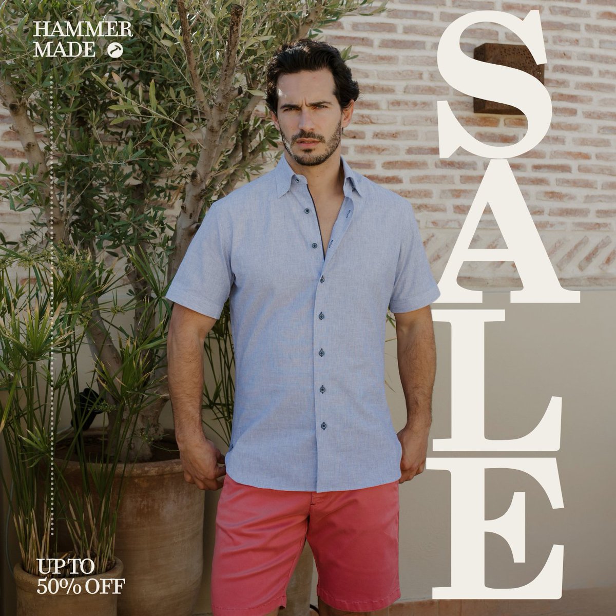 Hammer Made’s Half Time Sale is your chance to refresh your wardrobe with expertly crafted menswear— up to 50% off.

Limited edition and limited quantities running July 18th - 28th

These styles won’t last so make sure you shop the sale now: in-store near you or online at