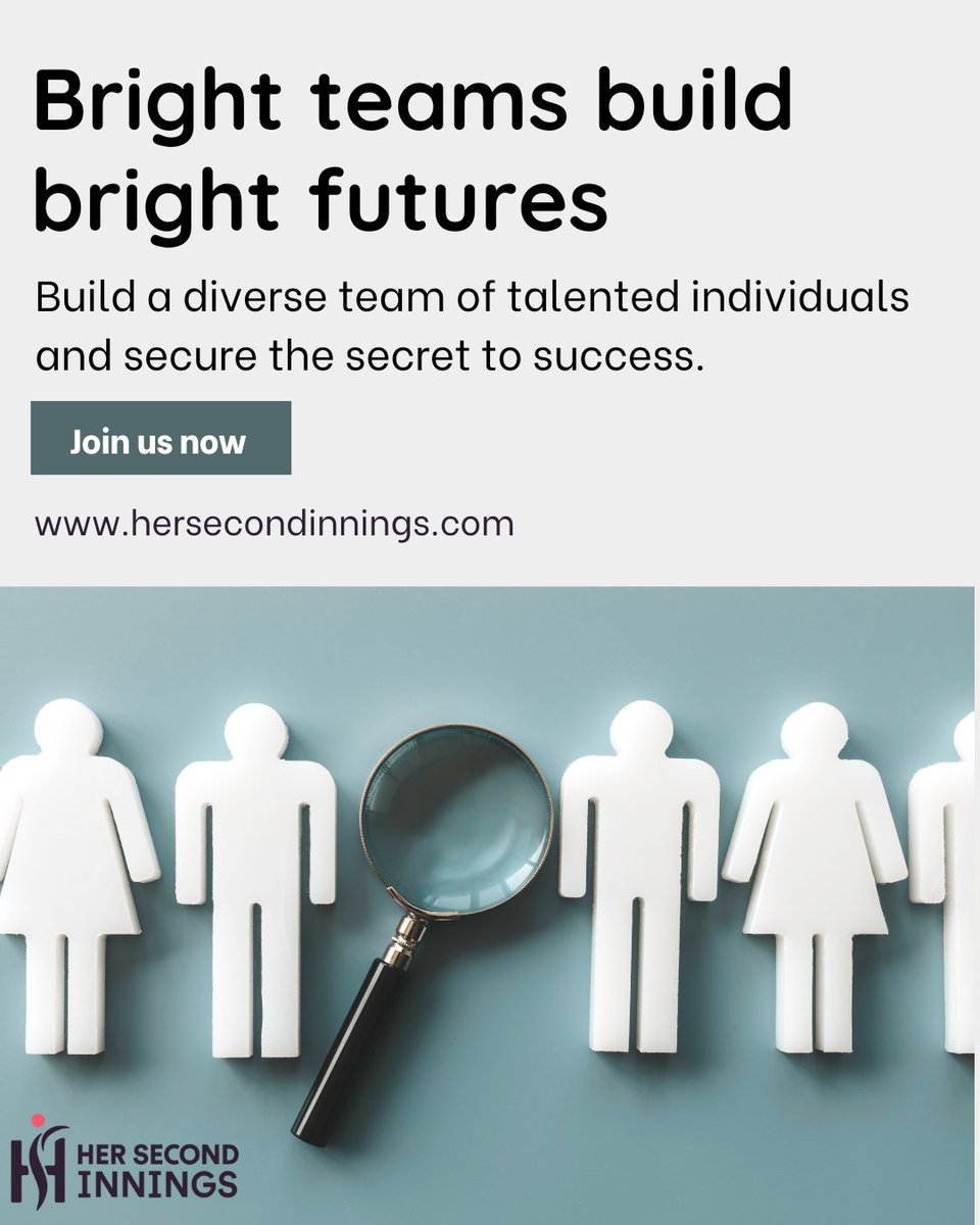 her2nd_innings's tweet image. Bright teams build bright futures with HSI. 🌟

At Her Second Innings, we help you build diverse, skilled teams by empowering second-career women.

Click here:hersecondinnings.com/employer-signu…

#HerSecondInnings #DiverseWorkforce #InclusiveHiring #WomenAtWork #CareerComeback #BuildWithHSI