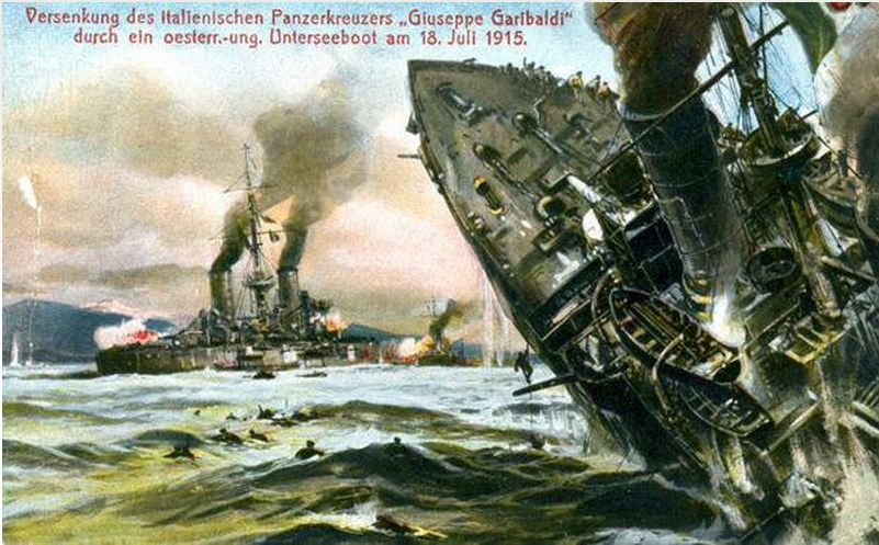 rangl_david's tweet photo. České ponorkové eso - Rudolf Singule 🇨🇿🚢💥

správně bych měl napsat spíše Rakousko-Uherské, ale nějak Vás zaujmout musím😀

Dnes je to přesně 110 let, kdy tento námořník z Brna potopil chloubu italské floty - křižník Giuseppe Garibaldi 😉

Jdeme na to👇🧵

za ♻️retweet♻️ díky😎
