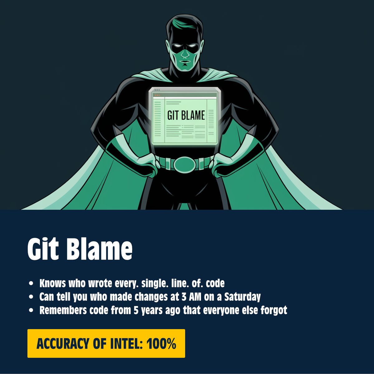 gittower's tweet photo. Git Blame knows a lot, but have you ever wanted it to ignore those annoying formatting changes and refactors?

Learn how in this blog post 👉 https://t.co/Zu9JMKy1rI https://t.co/L9JwgA1do4