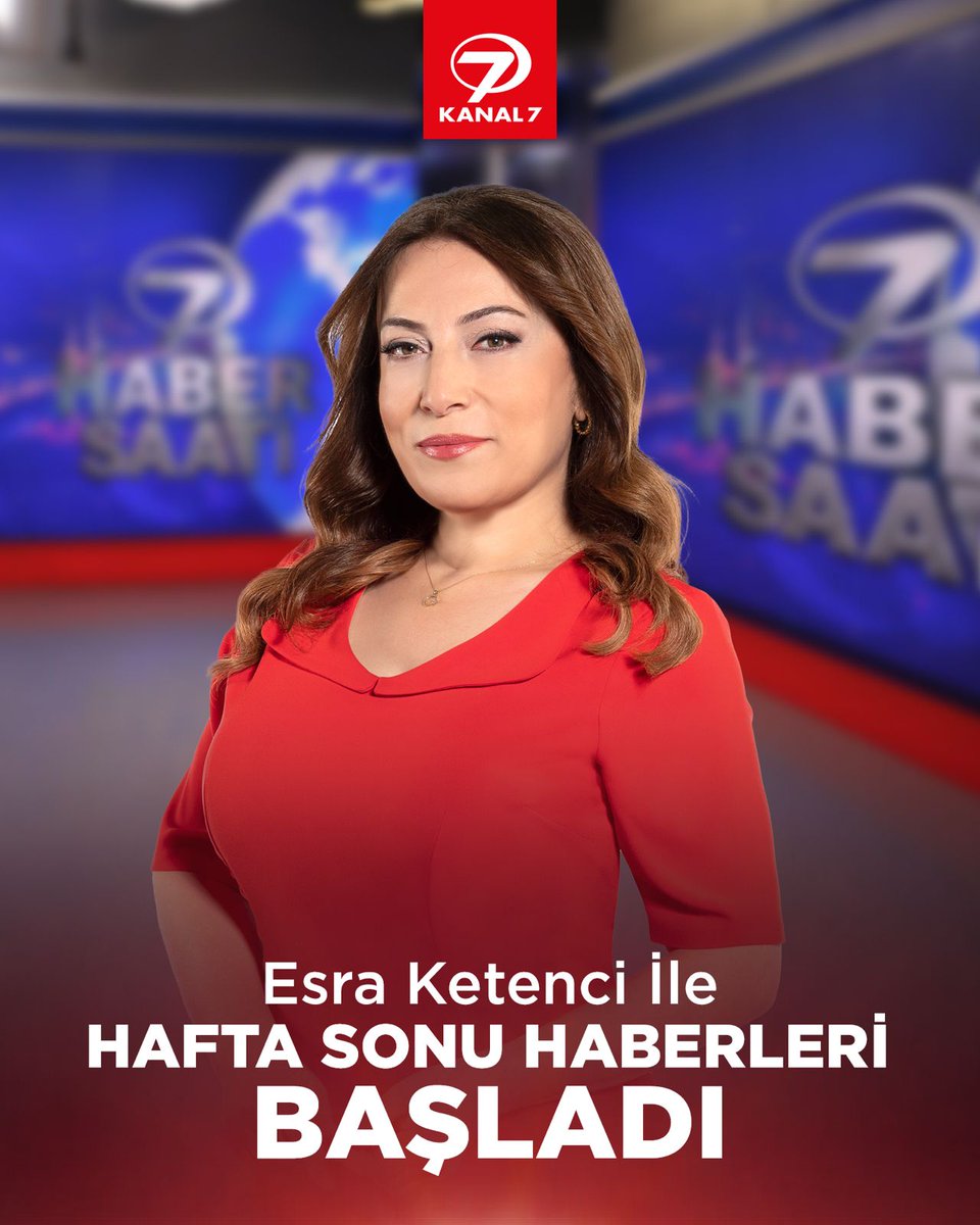 Ekranların başarılı ismi Esra Ketenci'nin sunumuyla Hafta Sonu Haberleri şimdi sizlerle... 📢

✍️ #haber #esraketenci #kanal7 #haftasonuhaberleri