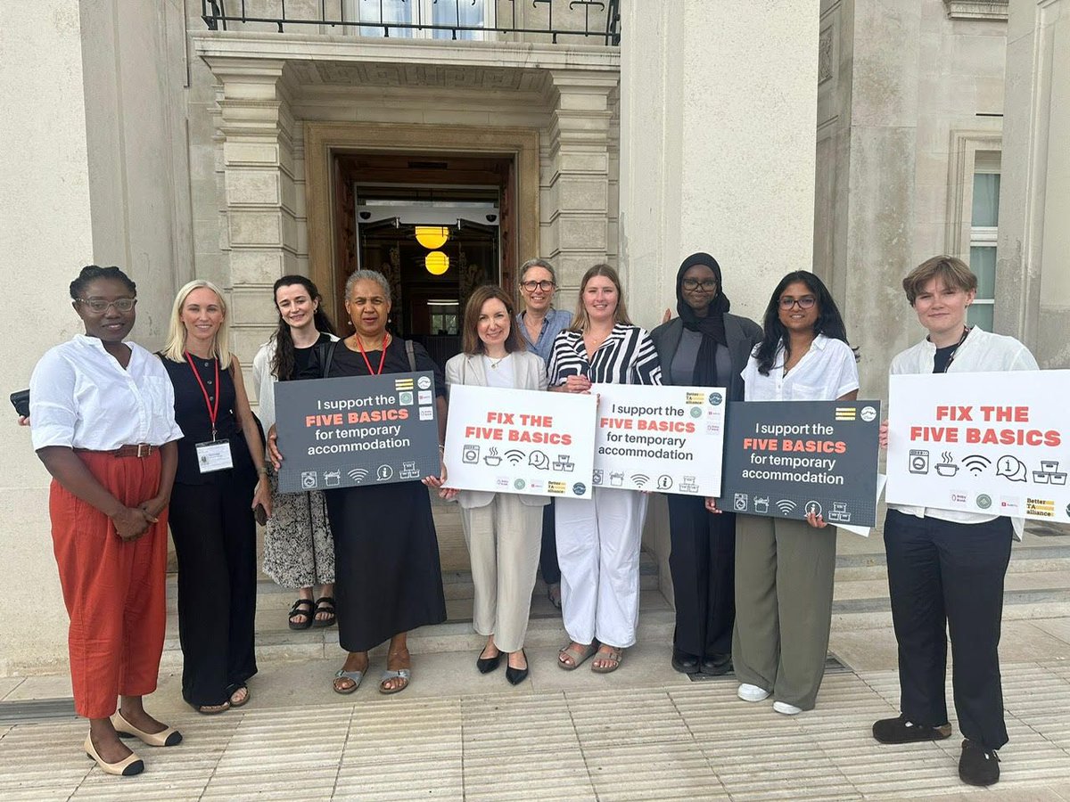 Imagine making every kids’ meal with a kettle, 3 times a day, for 18 months. 

That’s life for thousands of London families in temporary accommodation. Councils can #FixTheFiveBasics this year - a kitchen, a washing machine, storage, Wi-Fi &amp; information. 

Join the call today.