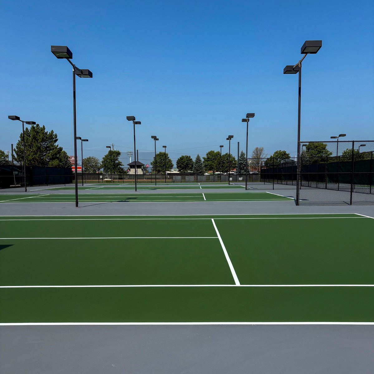 HU_Sports's tweet image. Klopfenstein Courts and XC course getting some love this summer!