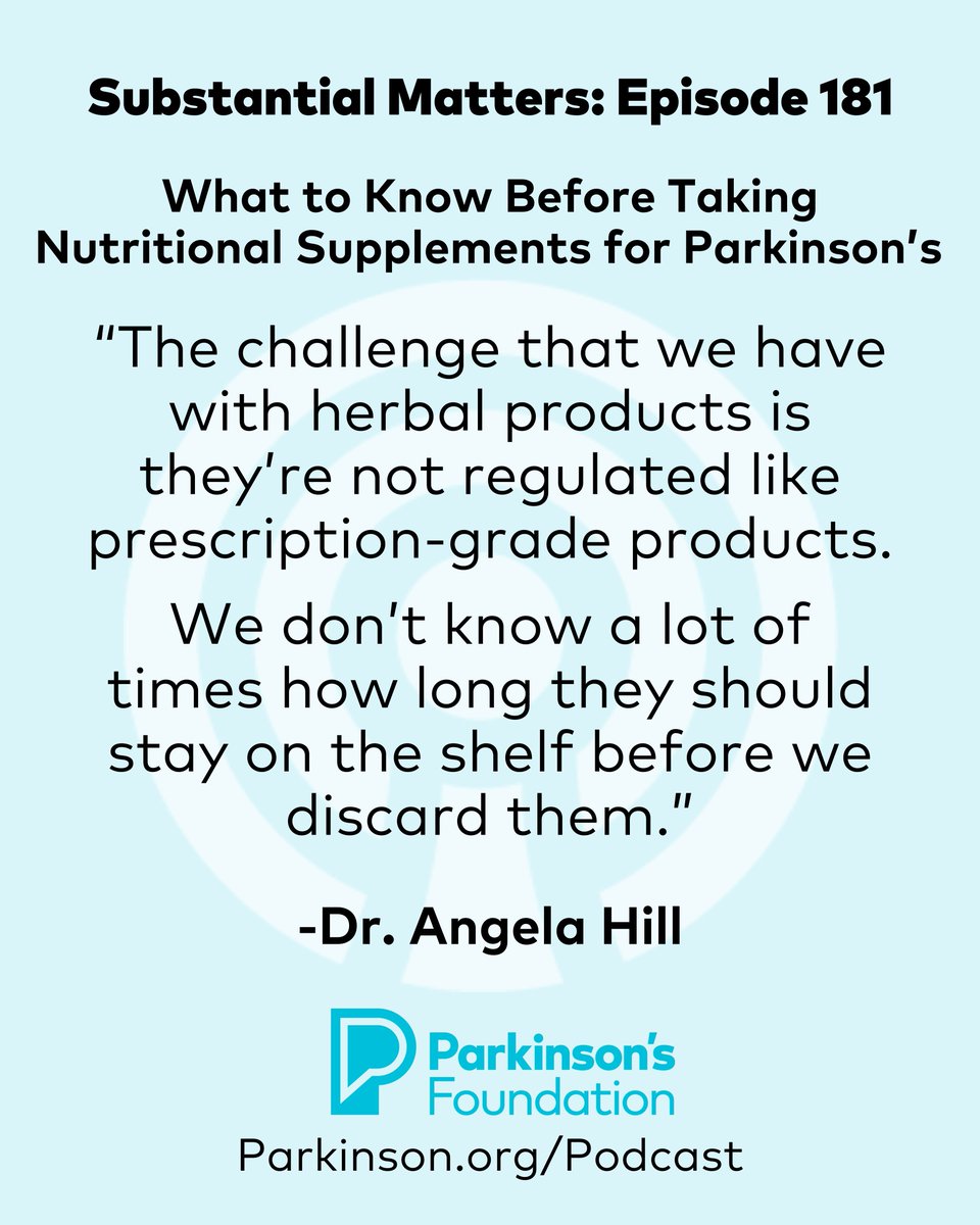 Parkinson's Foundation (@parkinsondotorg) on Twitter photo Check out our latest podcast episode featuring Dr. Angela Hill, a pharmacist and professor at the University of South Florida. In this episode, she discusses the potential side effects and risks of taking drugs without fully knowing what’s in their ingredients, as well as the Check out our latest podcast episode featuring Dr. Angela Hill, a pharmacist and professor at the University of South Florida. In this episode, she discusses the potential side effects and risks of taking drugs without fully knowing what’s in their ingredients, as well as the
