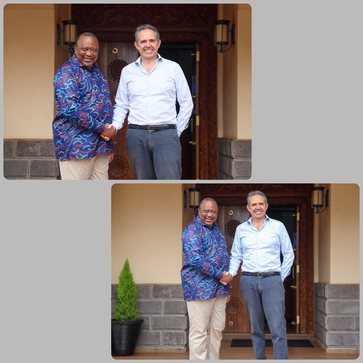 4thPresidentKE's tweet image. The European Union Special Representative (EUSR) for the Great Lakes Region, Ambassador Johan Borgstam, paid a courtesy visit to former President H.E. Uhuru Kenyatta at his residence on Thursday. The two leaders held constructive discussions centered on ongoing peace building…