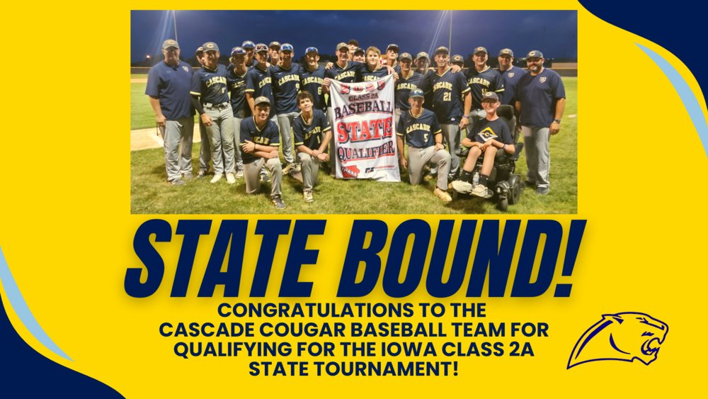 Cascade Baseball Back to State for 3rd Time in 4 Years! wdbqschools.org/o/cjshs/articl…