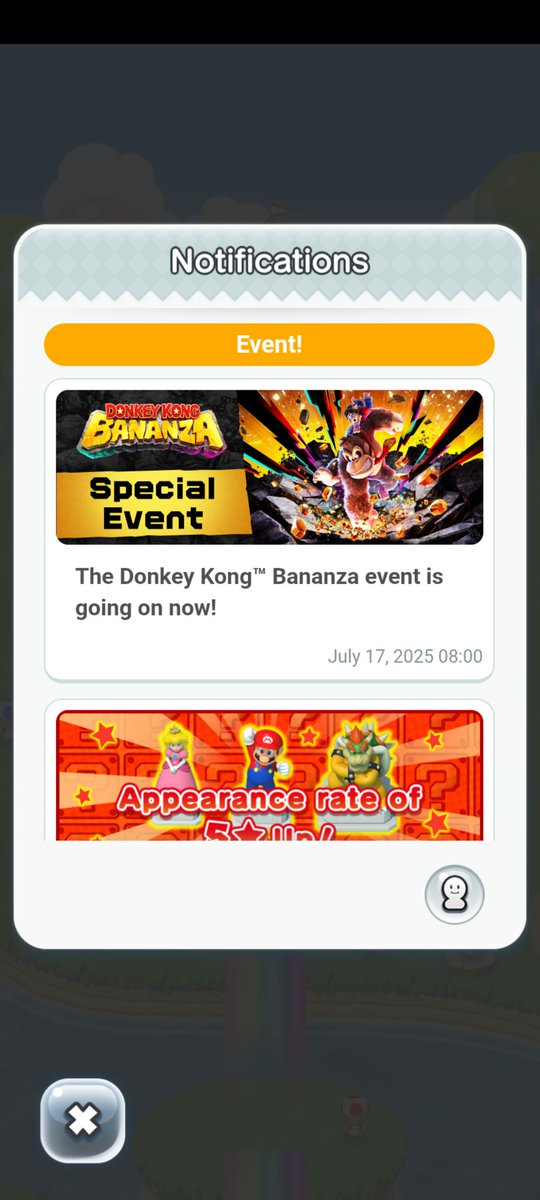 SilentBun's tweet image. Super Mario Run was recently updated to celebrate the release of Donkey Kong Bananza.
Crazy that this game is still going. Not that I&apos;m complaining.