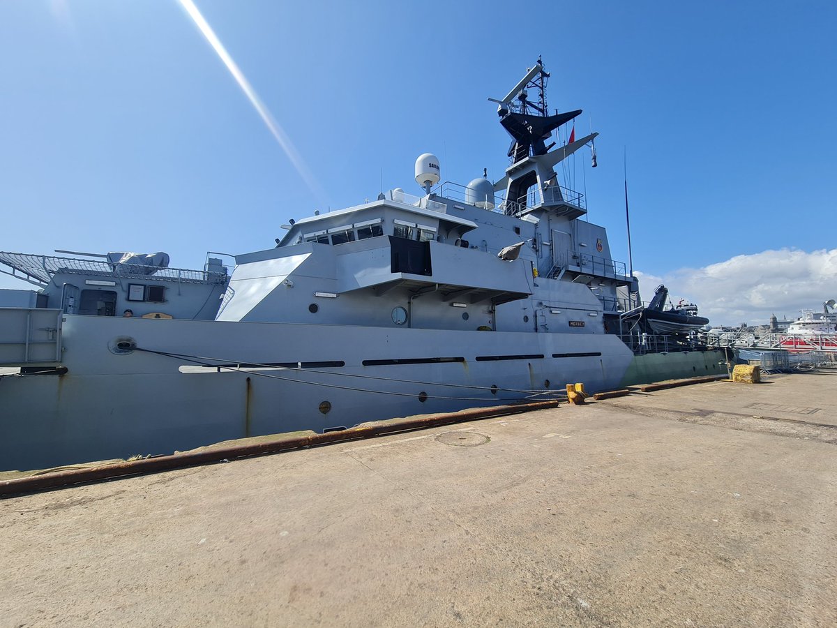 RNinScotland's tweet image. Tomorrow in #Aberdeen HMS MERSEY will be open to the public from 1000-1500 (Waterloo Quay) as part of the #TallShips2025 festival.