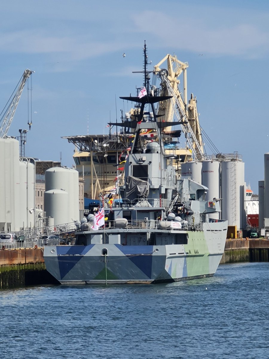 RNinScotland's tweet image. Tomorrow in #Aberdeen HMS MERSEY will be open to the public from 1000-1500 (Waterloo Quay) as part of the #TallShips2025 festival.