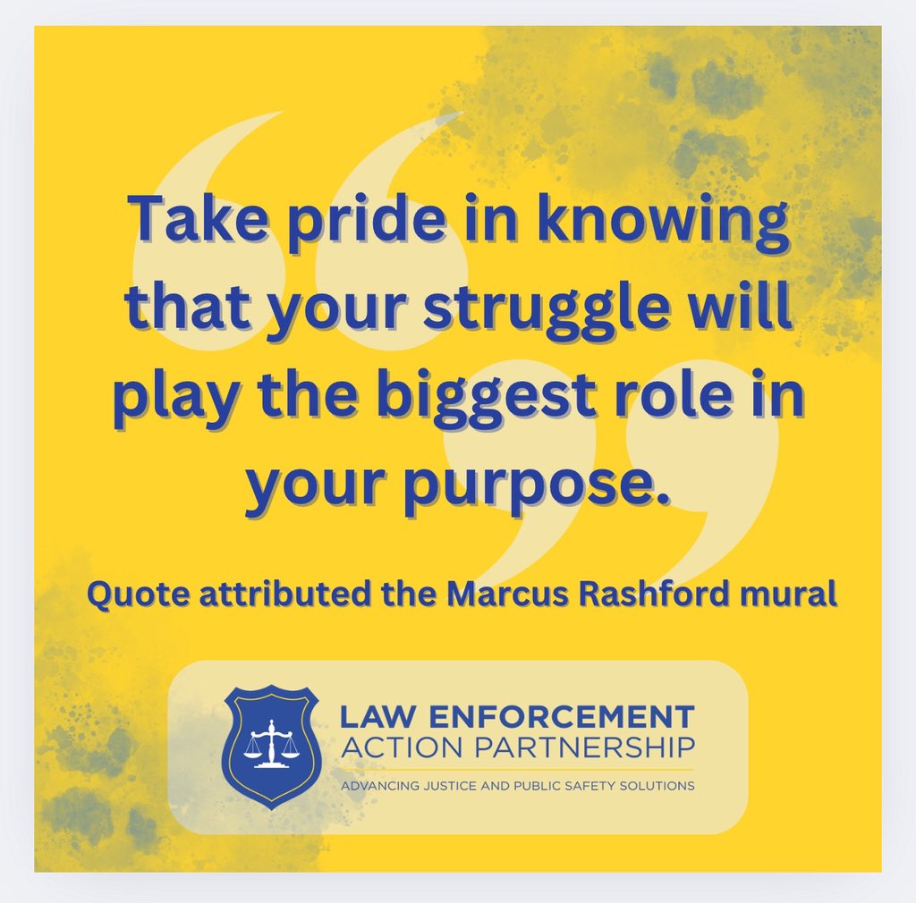 PoliceForReform's tweet image. Here’s a big tip of the hat and shoutout to all advocates and tireless volunteers who make a difference.
Quote from the UK’s @MarcusRashford, widely attributed to his mother.
