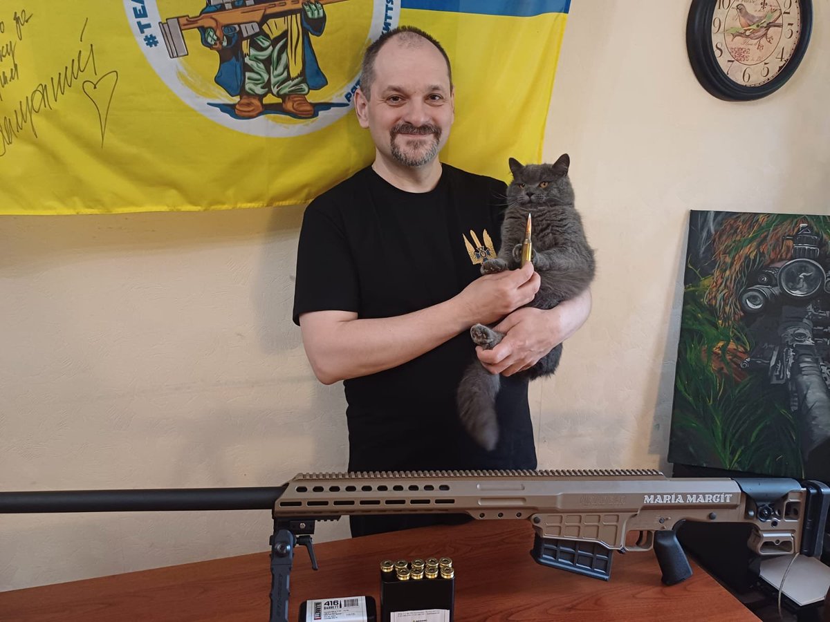 Y_Chornomorets's tweet image. ⬇️ Inspired by the story of dedication and resilience of the women from Nina's @nina_lindroos family, after whom this rifle is named, we decided to take the MRADELR 416 caliber in the Coyote color, which all snipers are delighted with, and especially our champion among Special…
