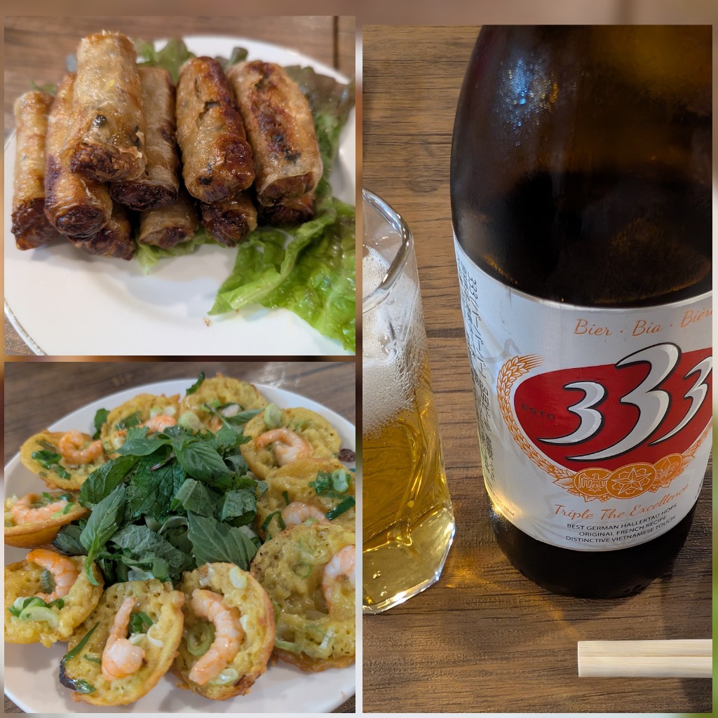 ひさびさのベトナム料理。
おいしかったです✨️