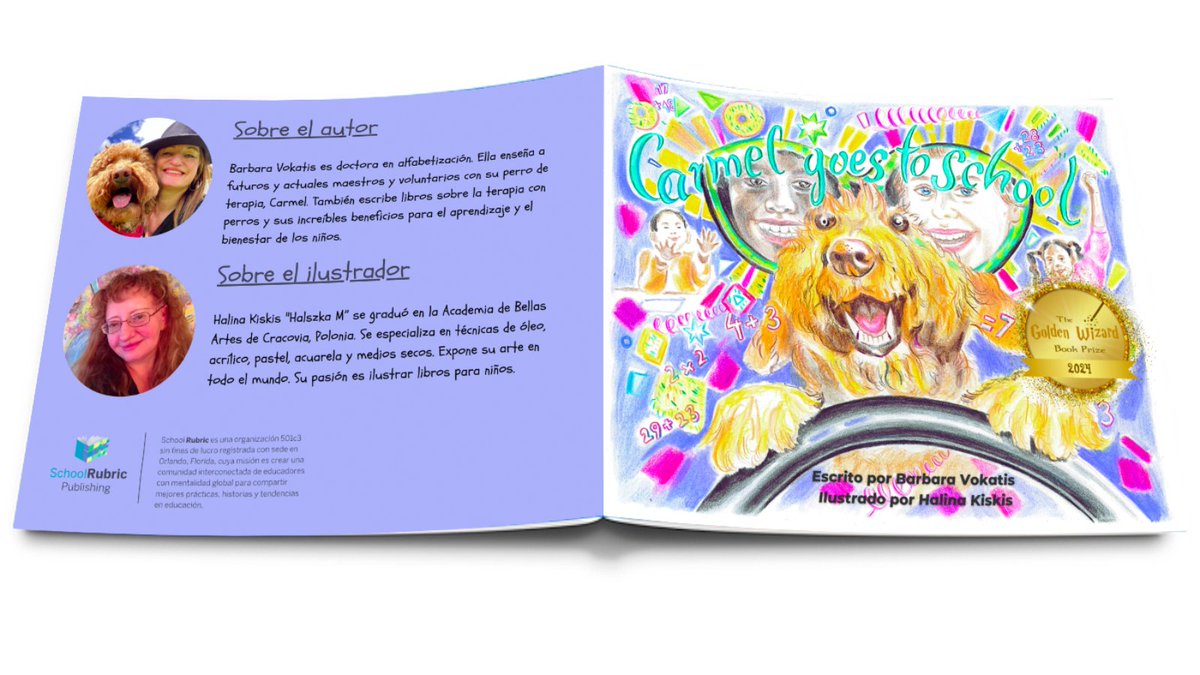 Este libro infantil de la Dra. Barbara Vokatis <a href="/BarbVokatis/">Barbara Vokatis</a> sobre Carmel, el perro de terapia, ayuda a los niños a aprender sobre la #bondad hacia los demás. ¡Recoja su copia y haga que sus hijos aprendan con Carmel!

a.co/d/5Bu6fB3

#terapiaperro #escuela #SchoolRubric