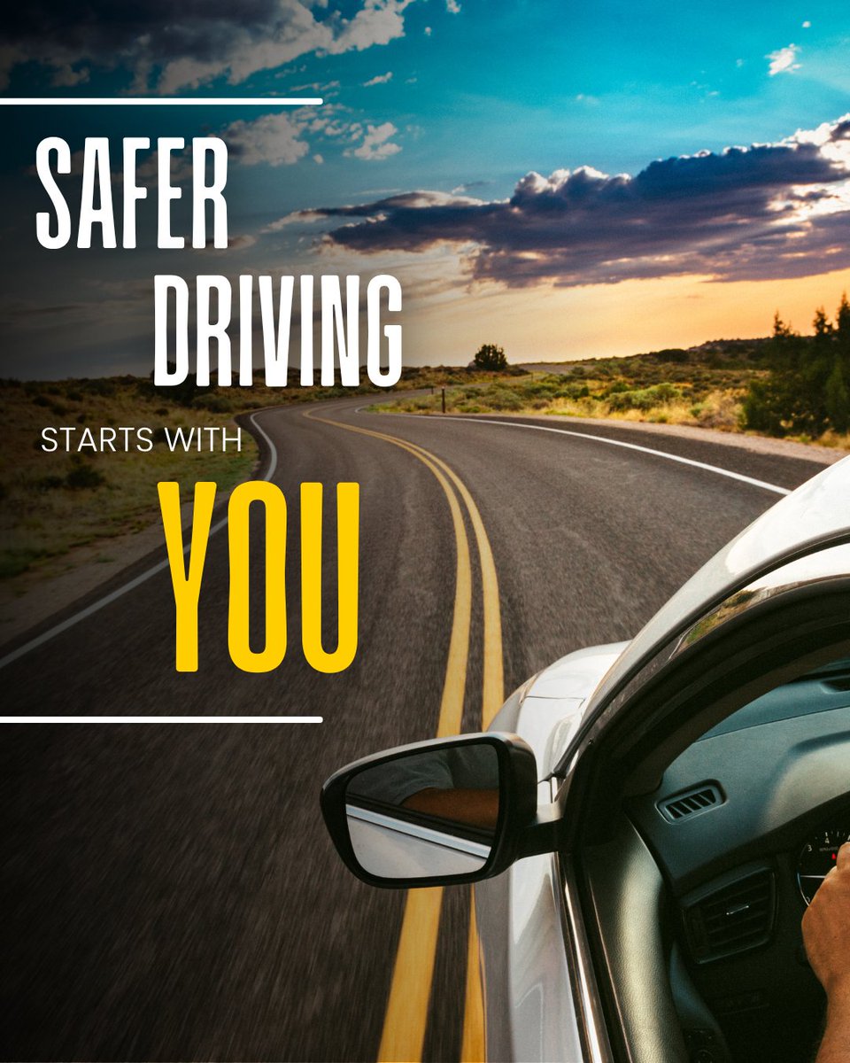 NHTSAgov's tweet image. Make good decisions behind the wheel:
🟡 Buckle up
🟡 Follow the speed limit
🟡 Don't drive distracted
🟡 Drive sober