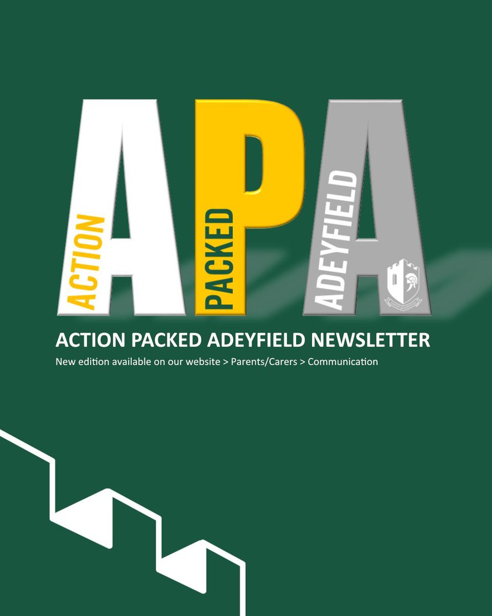 The final edition of our newsletter for this academic year is now available to view on our website.

adeyfieldschool.org/attachments/do…