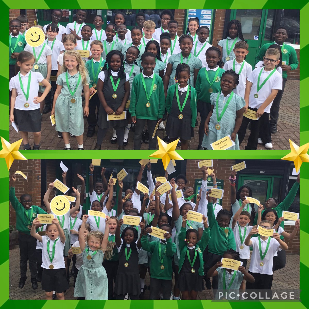 ‼️ 37 children across school earned their gold attendance medal today ‼️

Congratulations to all of these children who have had 100% attendance for the whole of this academic year. They have been in everyday since September. All of these children earned their medal and a treat.