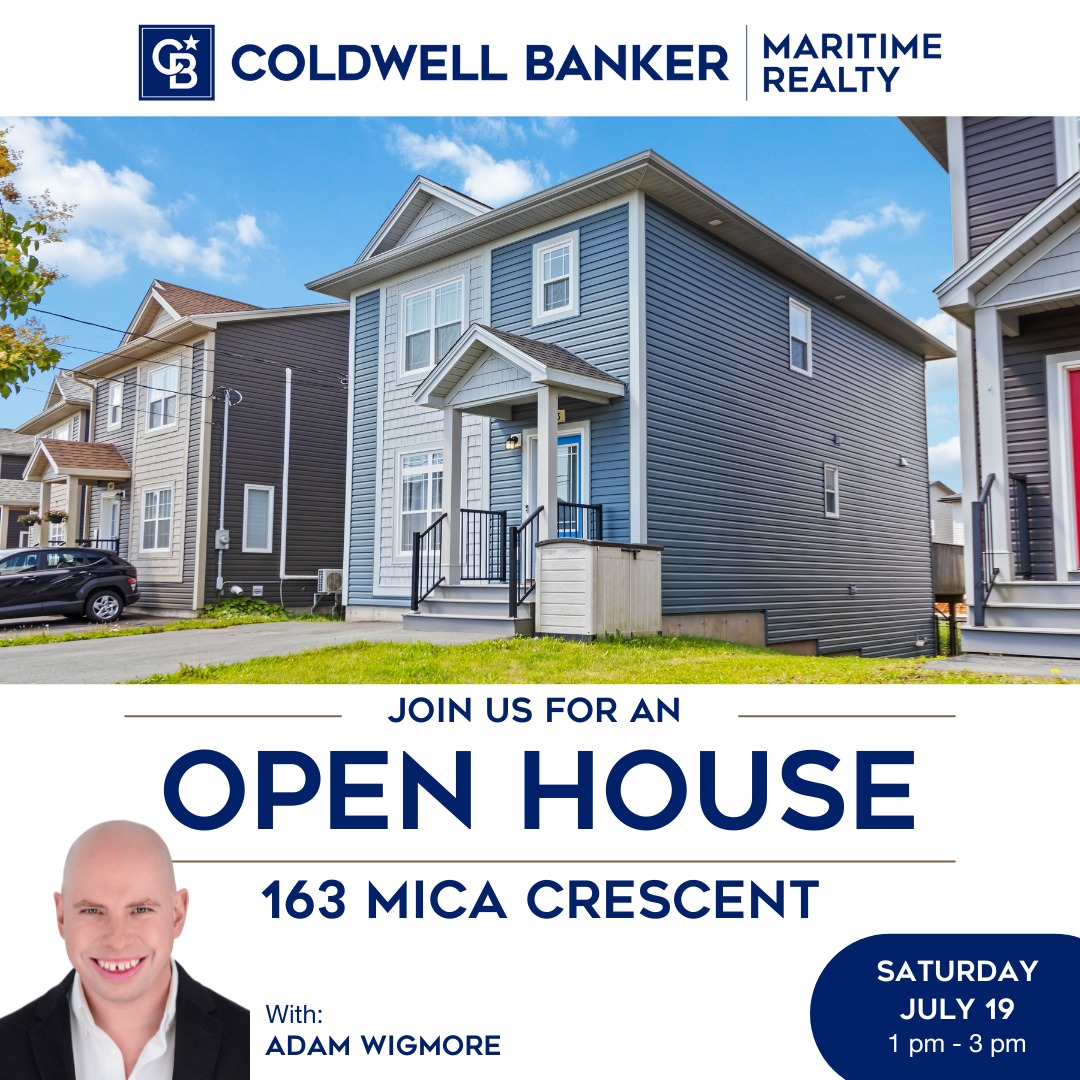 Join us this Saturday from 1–3 PM at 163 Mica Crescent! Tour this stylish 4-bedroom home in Governor’s Brook, featuring an open-concept layout, finished basement, and backyard green space. Stop by and see it for yourself!