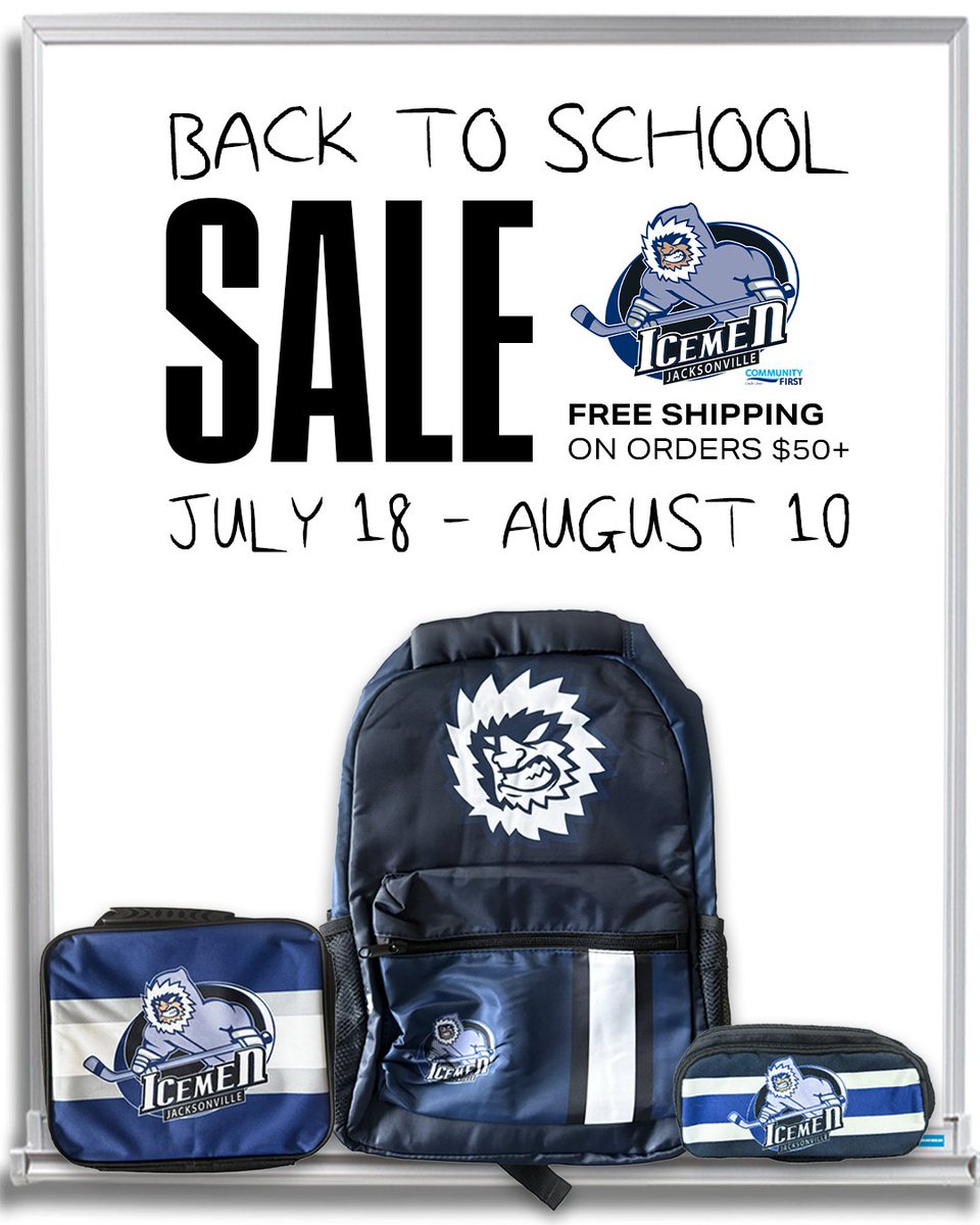 JaxIcemen's tweet image. The Back to School SALE is in session! Snag the deals + score FREE shipping on orders $50+ 🎒
-
🔗 bit.ly/4nRrPKd