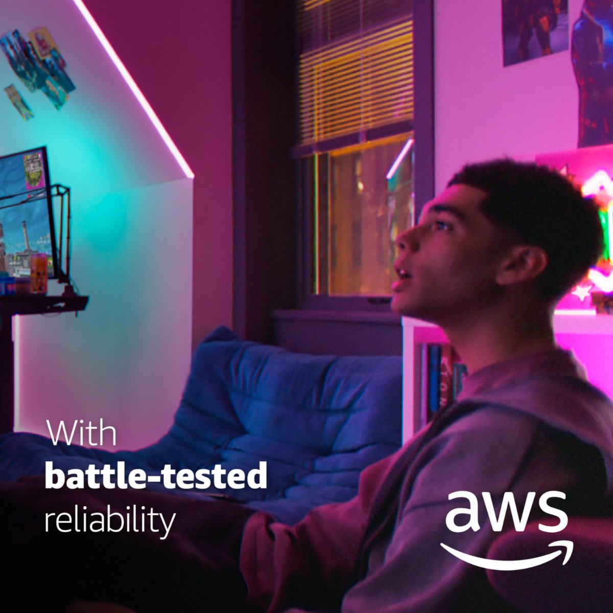 awscloud's tweet image. Millions of players. One epic battle. 🎮🌐💥
AWS powers @EpicGames to connect players worldwide in real-time with ease. Scale your platforms to meet any challenge.
👉 go.aws/411c6hw