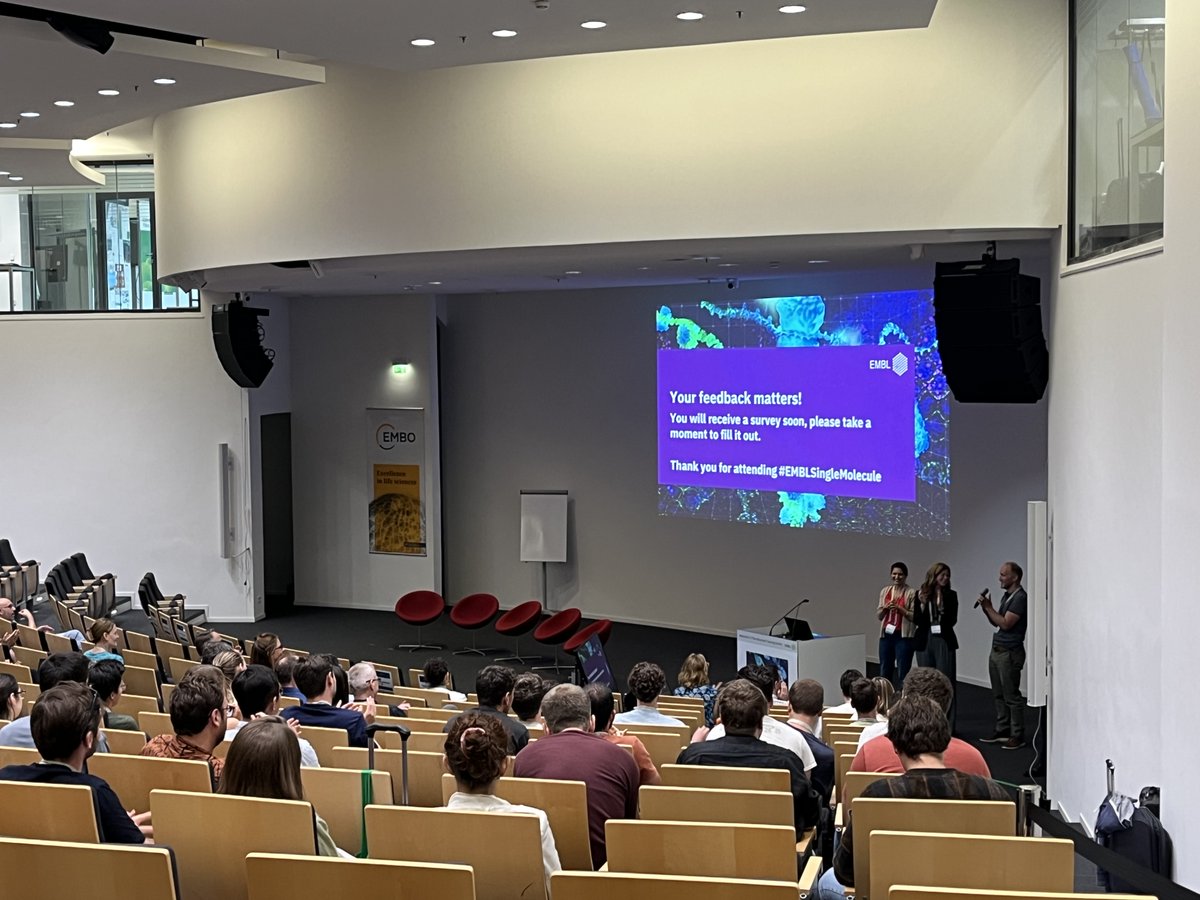 EMBLEvents's tweet image. And just like that, #EMBLSingleMolecule has come to a close! 🧬✨
The halls feel empty without our amazing delegates – hard to believe how quickly the week flew by.
Grateful for the inspiring talks, new connections, and vibrant discussions. Until next time! 🙌🏼