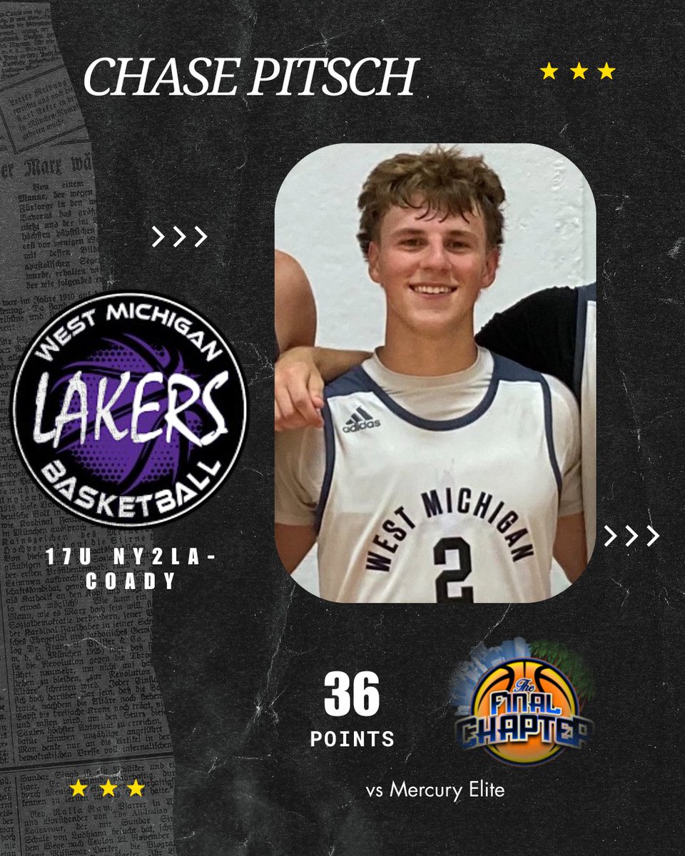 wmlakersbball's tweet image. Last weekend, Chase Pitsch (@chase_pitsch went NUTS his first game @ny2lasports The Final Chapter dropping 36 Points vs Mercury Elite